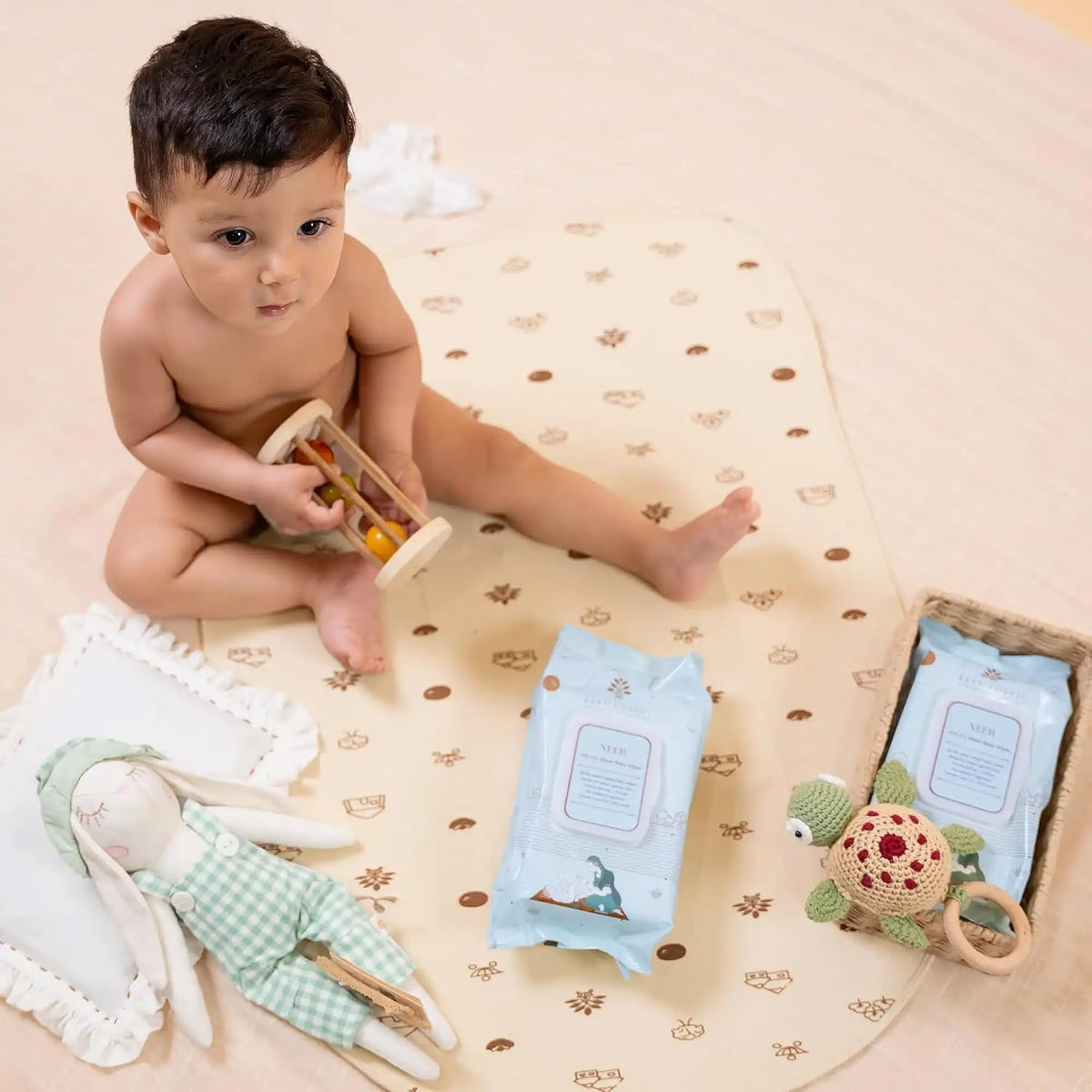 Baby Forest Neer 99.9% Water Baby Wipes (Pack of 2)
