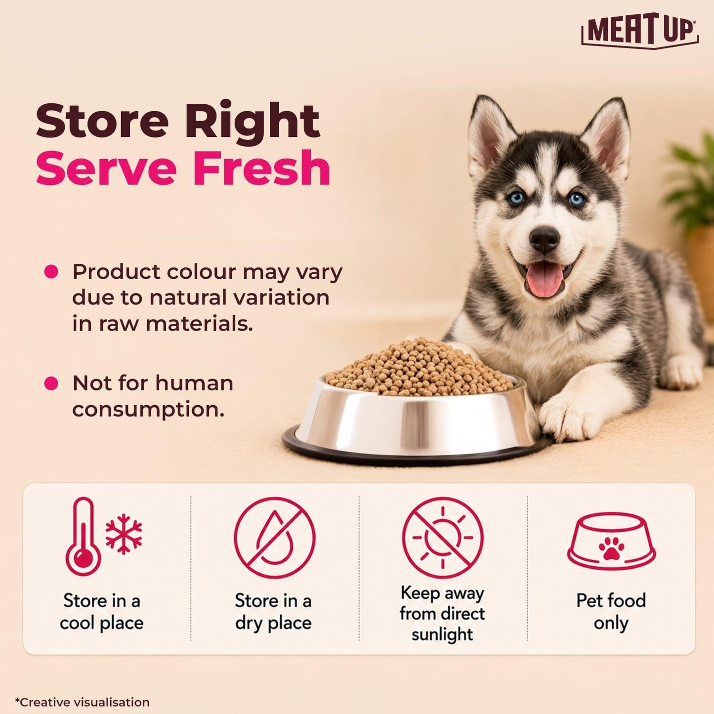 Puppy Dry Dog Food 6kg (3kg + 3kg Free) | Chicken & Milk Flavour | Supports Brain & Nervous System Development | Maintains Digestive Health | Enriched with Vitamins & Minerals