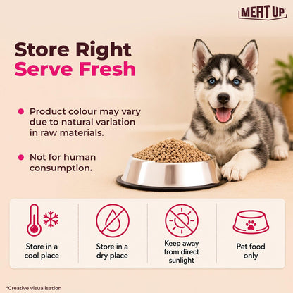 Puppy Dry Dog Food 6kg (3kg + 3kg Free) | Chicken & Milk Flavour | Supports Brain & Nervous System Development | Maintains Digestive Health | Enriched with Vitamins & Minerals
