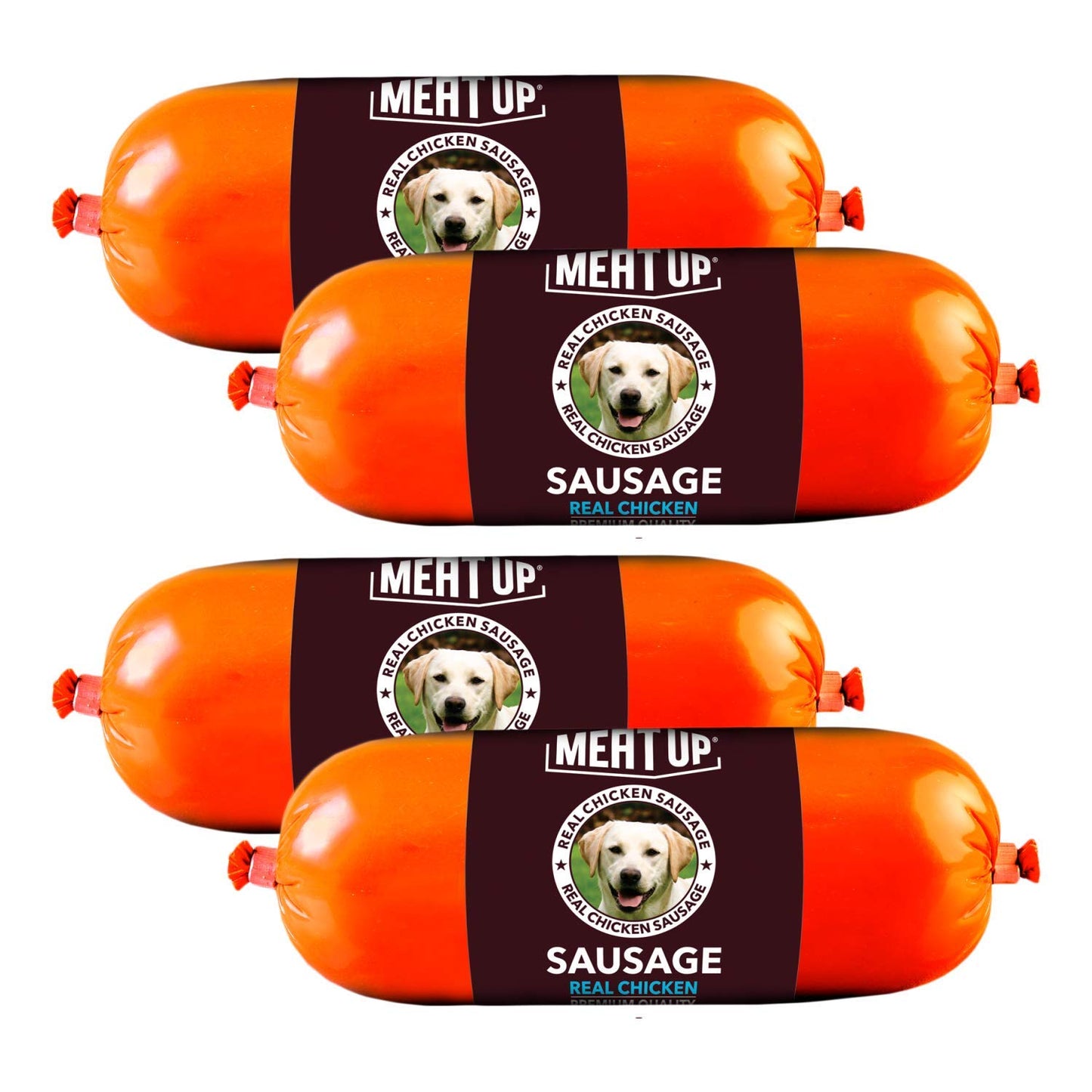 Dog Treat Sausages, Chicken Flavour, 150g + 150g Total 300g Pack