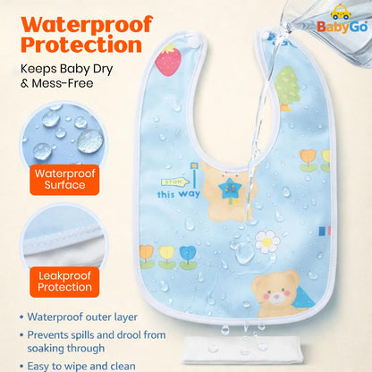 Waterproof Baby Bibs | Spill-Resistant Apron Feeding Bibs