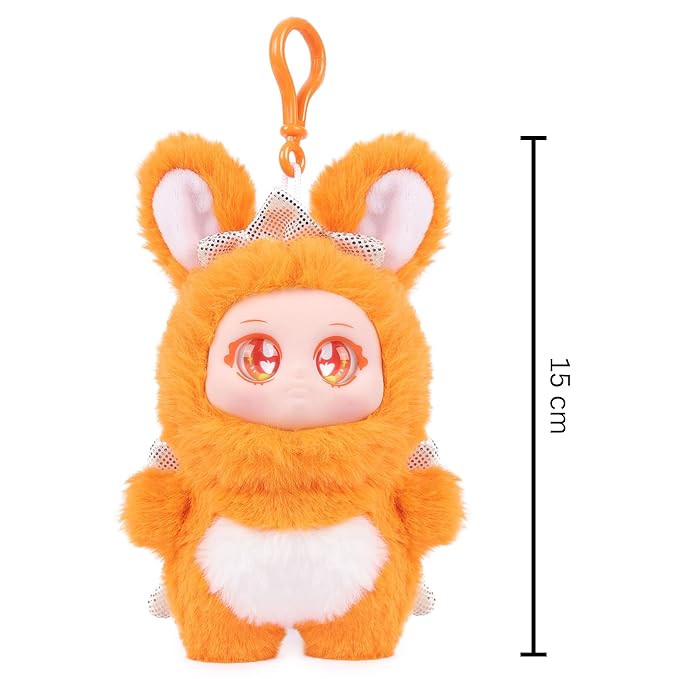 Aurelia Vinyl Face Doll Soft Toy – 15cm | Cute Stuffed Doll for Kids & Girls | Premium Soft, Cuddly & Huggable Plush | Ideal Gift for Birthday/Christmas/Diwali