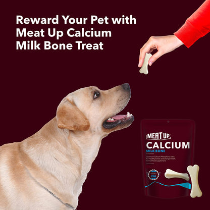 Dog Treats Chew Bones, Calcium Flavor 230g + 230g Total 460g Pack