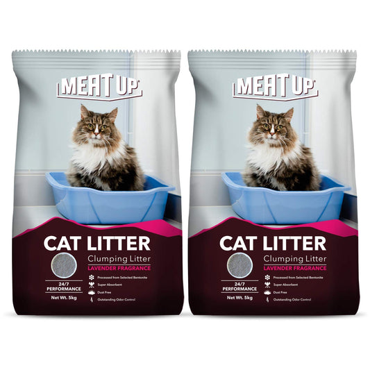 Clumping Lavender Fragrance Cat Litter (Buy 1 Get 1 Free), 5kg