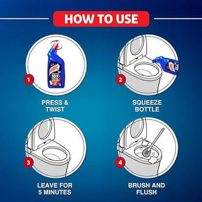 Harpic Power Plus Toilet Cleaner Original | Kills 99.9% Germs | Tough Stain Remover | 1L
