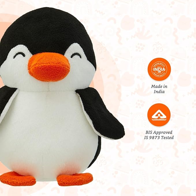 Penguin Stuffed Plush Animal | Teddy Bear Soft Toy |Ideal for Birthdays & Special Occasions Girls/Boys, Baby Kids (17Cm)