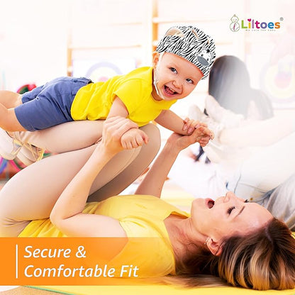 Baby Head Protector for Safety of Kids 6M to 3 Years- Baby Safety Helmet with Proper Air Ventilation & Corner Guard Protection + 1 Pair Knee Pad + 1 Pair Elbow Pad