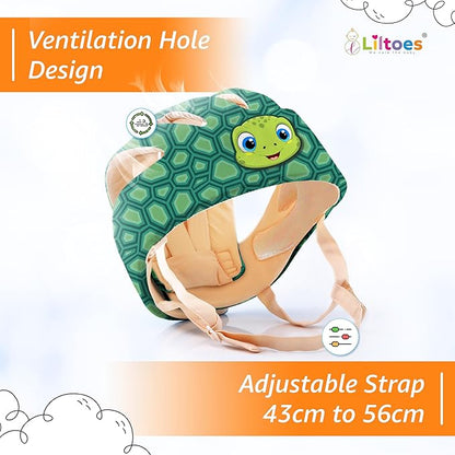 Baby Head Protector for Safety of Kids 6M to 3 Years- Baby Safety Helmet with Proper Air Ventilation & Corner Guard Protection + 1 Pair Knee Pad + 1 Pair Elbow Pad