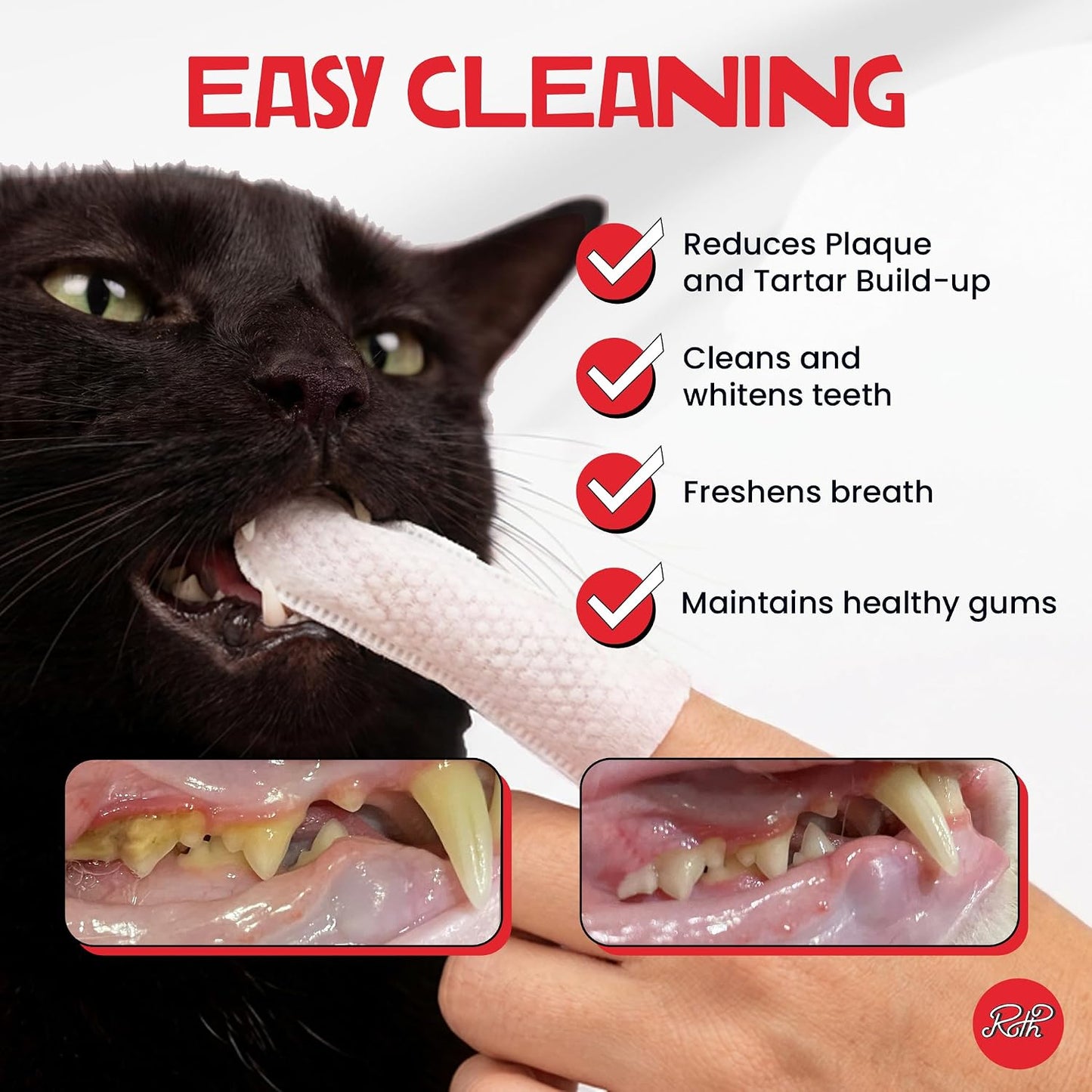 Complete Care Kit for Dogs & Cats | Dental Wipes + Grooming Gloves | Full Body Hygiene Solution | Vanilla Coconut Fragrance