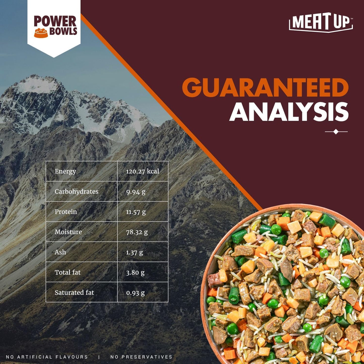 Fresh Dog Food Chicken & Vegetables 300g | High Protein, 65% Real Chicken, 35% Fruits & Veggies | No Preservatives | Ready to Serve | Single-Serve Meal