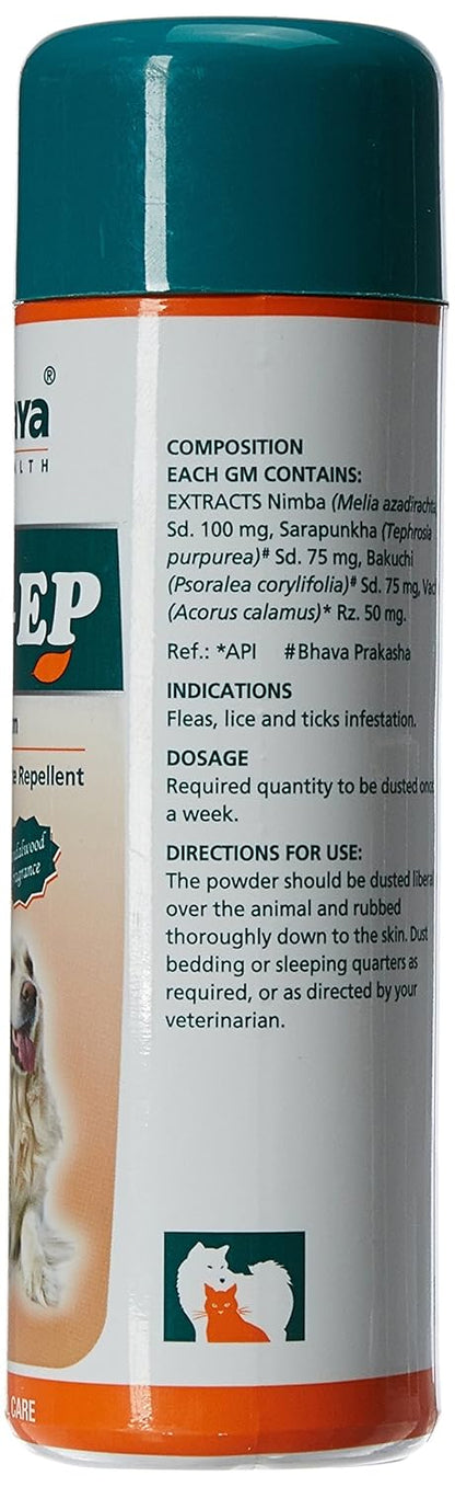 Erina-EP Powder | 150 g | Tick & Flea Control for Dogs & Cats | With Neem & Eucalyptus for Skin Health & Hygiene