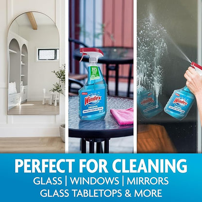Windex Original Glass Cleaner Spray | Streak-Free Shine | Ammonia-D Formula | 23 fl oz (680ml)