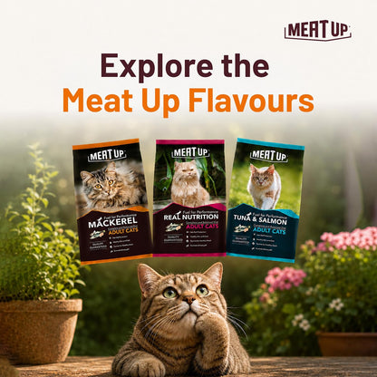 Adult Dry Cat Food Total 2.4Kg | Mackerel Flavour | Supports Urinary pH Balance | Reduces Hairball Formation | Promotes Skin & Coat Health | Taurine for Cardiac Support