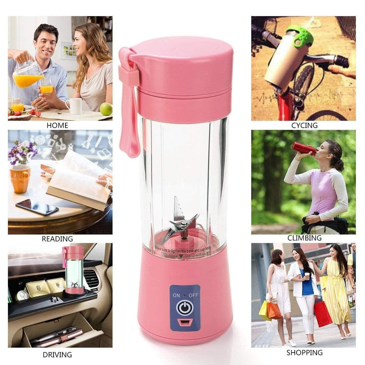 6 BLADE USB JUICER BOTTLE