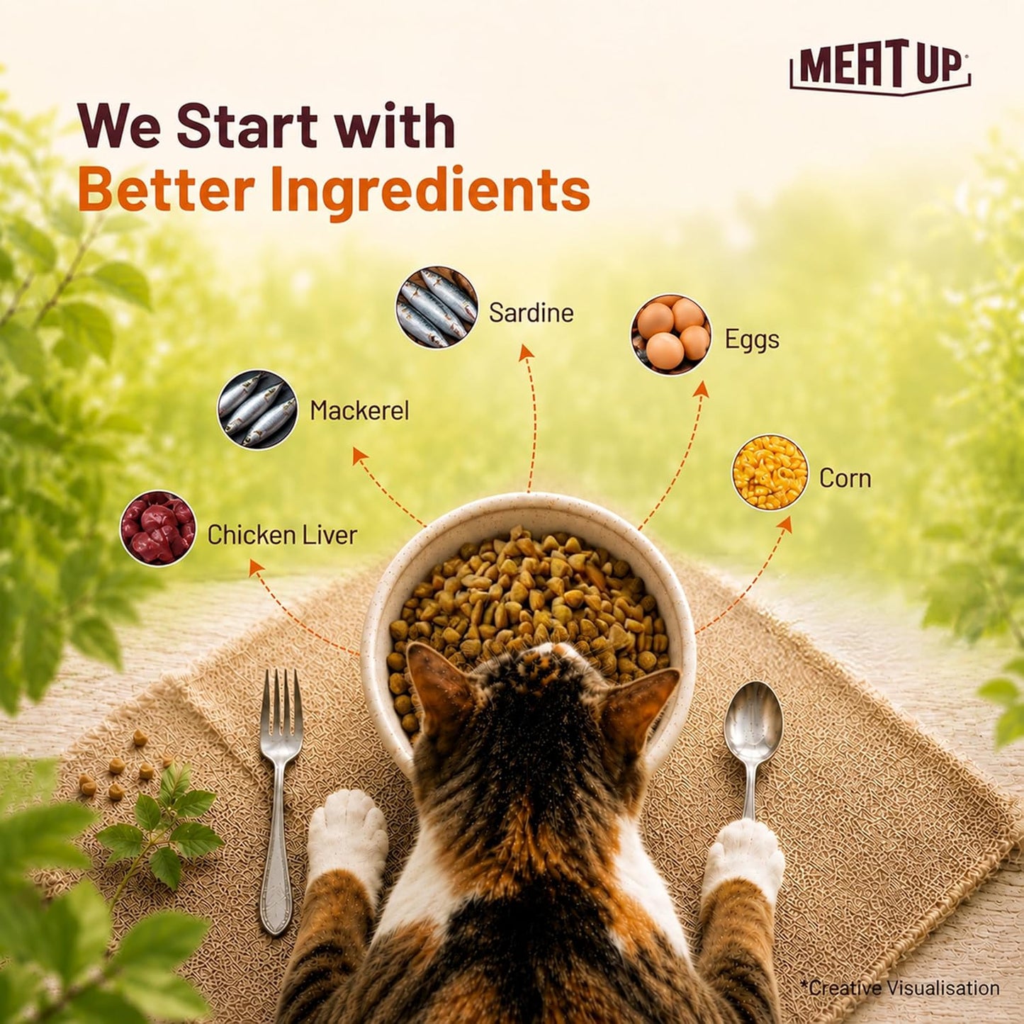 Adult Dry Cat Food Total 2.4Kg | Mackerel Flavour | Supports Urinary pH Balance | Reduces Hairball Formation | Promotes Skin & Coat Health | Taurine for Cardiac Support