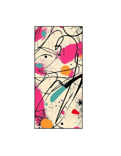 Abstract Paint Splatter Art Canvas Tote Bag | Reusable Eco-Friendly Shoulder Shopping Bag