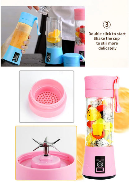 6 BLADE USB JUICER BOTTLE