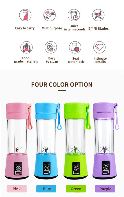6 BLADE USB JUICER BOTTLE