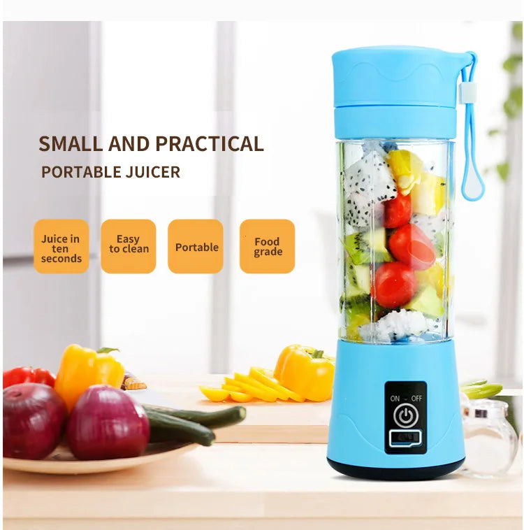 6 BLADE USB JUICER BOTTLE