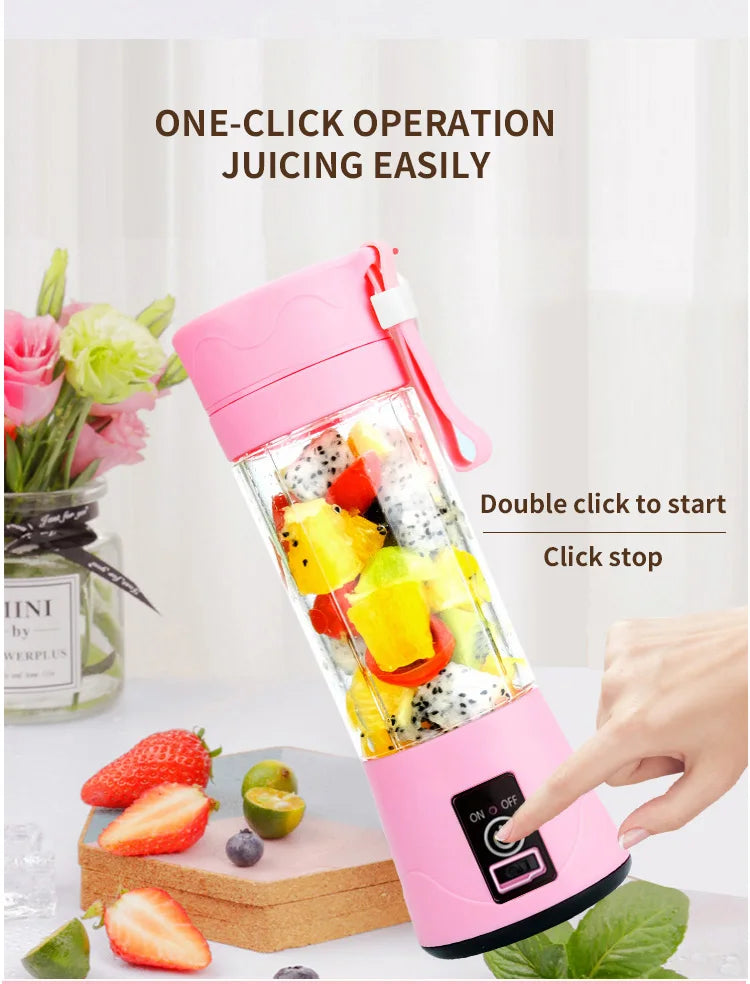 6 BLADE USB JUICER BOTTLE