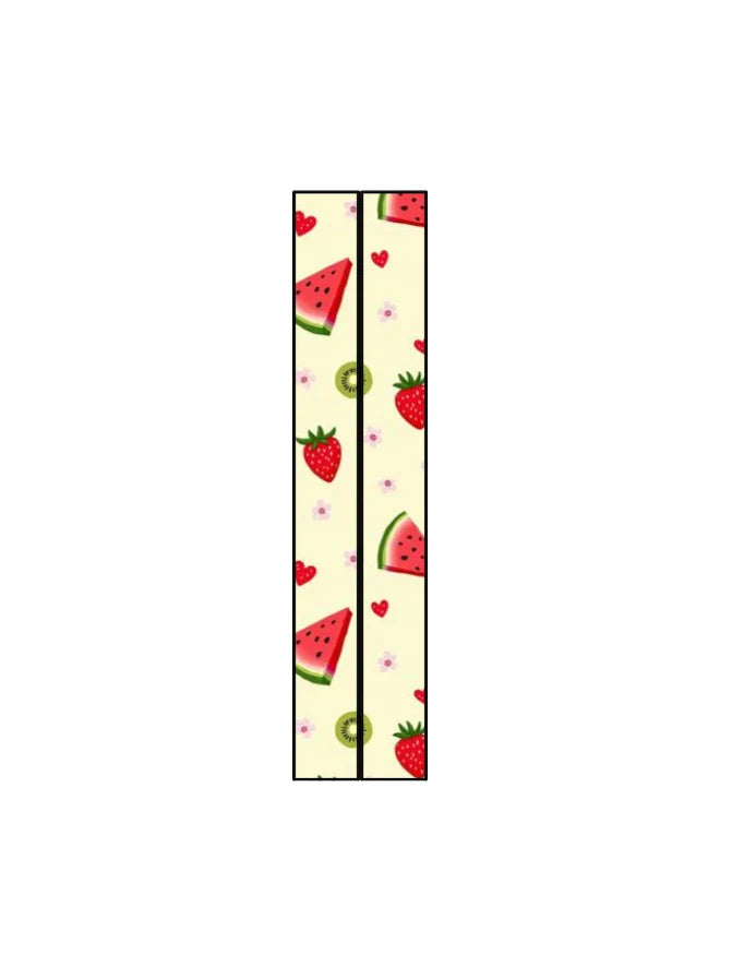 Summer Fruit Pattern Canvas Tote Bag | Reusable Eco-Friendly Shoulder Shopping Bag
