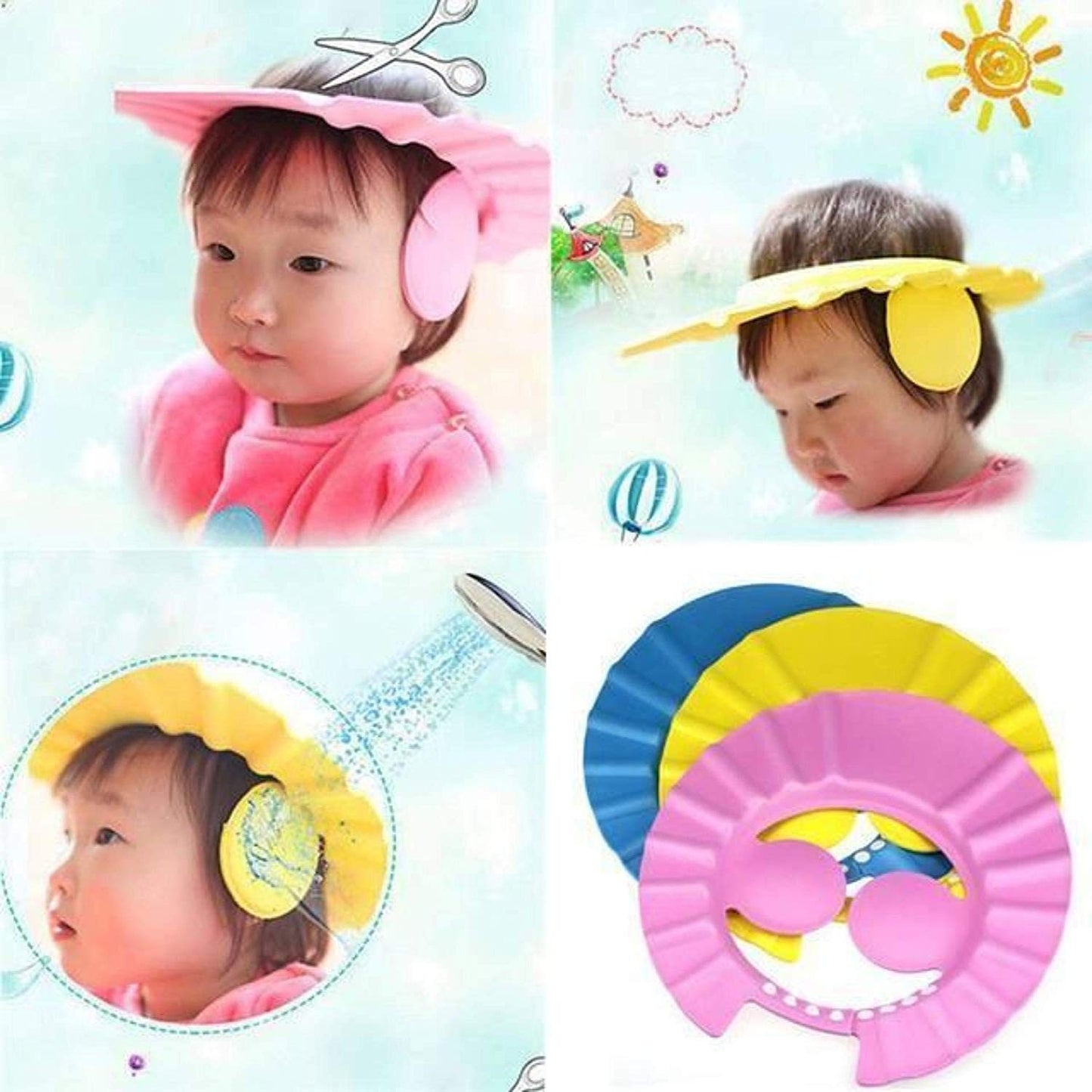 BABY BATH CAP (SHOWER CAP)