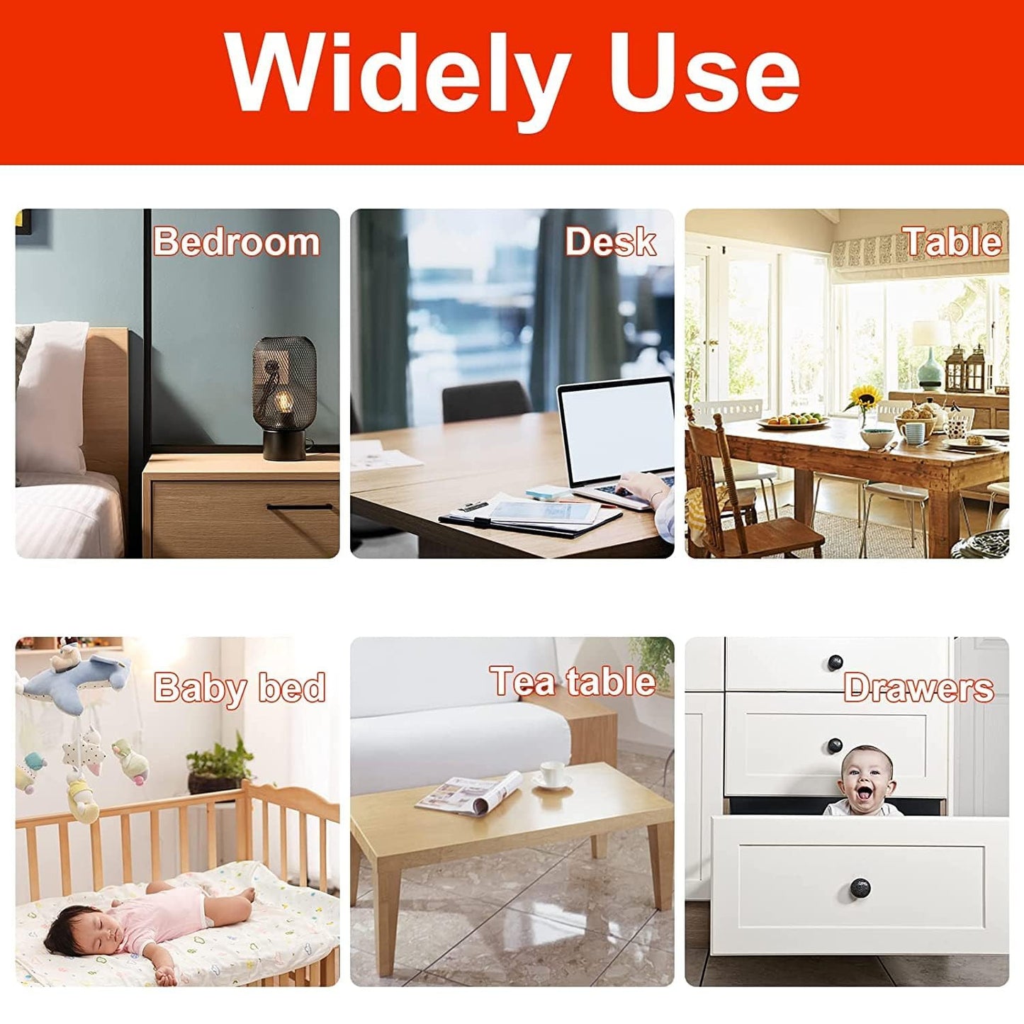 SILICONE EDGE PROTECTOR CORNER TAPE