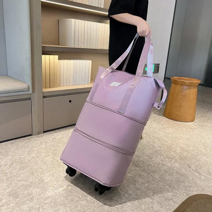 ROLLING DUFFLE BAG WITH WHEELS